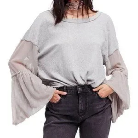 Free People Still Got It Top with Bell Sleeves, Size XS - Picture 4 of 8